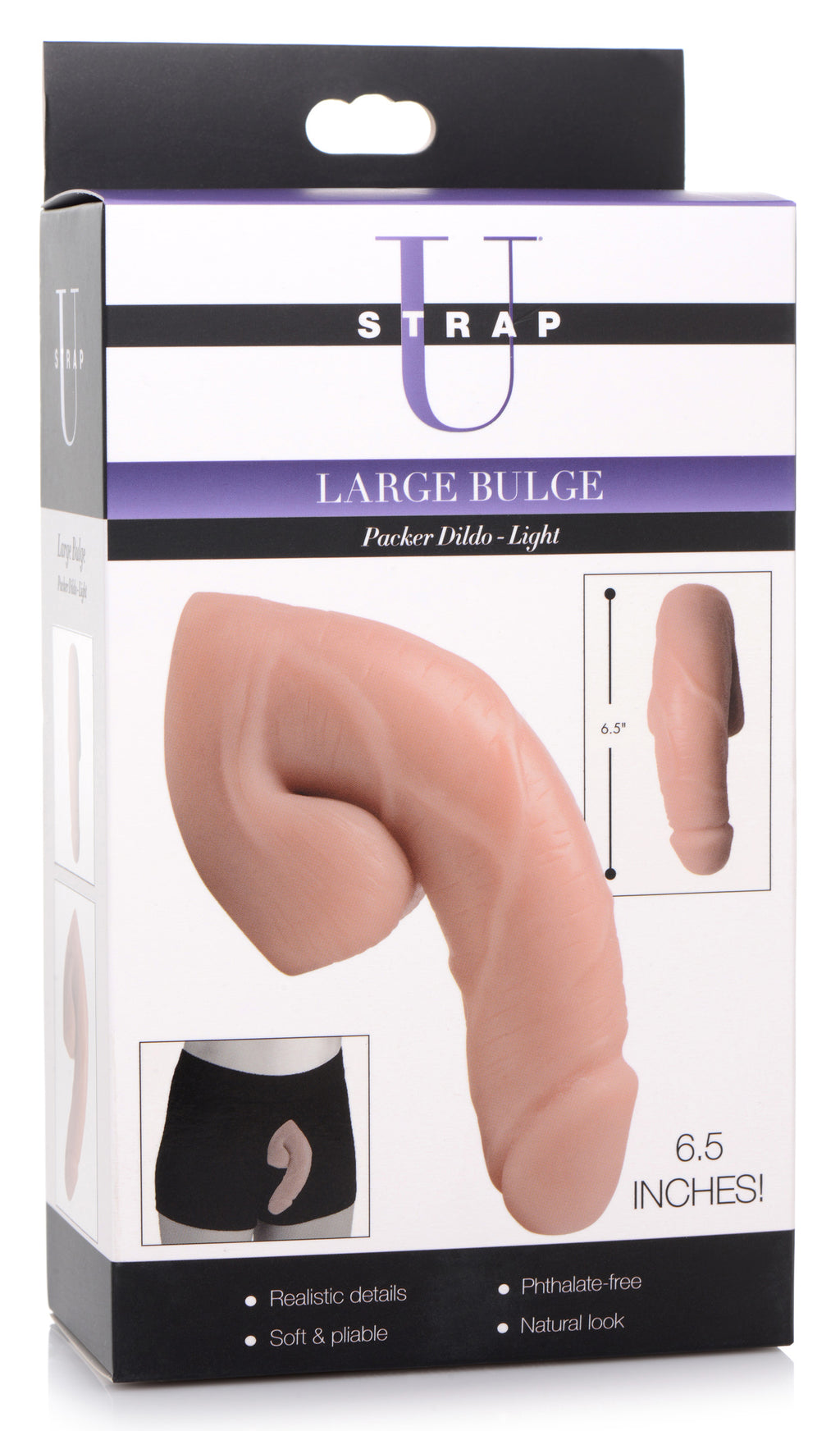 Large Bulge Packer Dildo - Light by XR Brands from LoveMart Co.