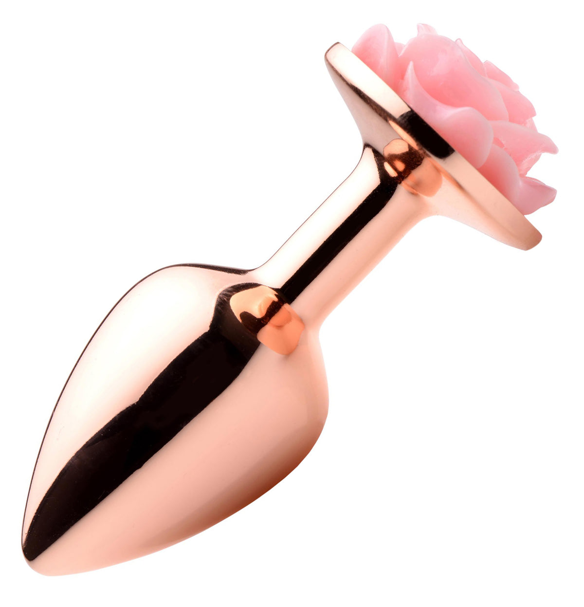 Pink Rose Anal Plug - Small by XR Brands from LoveMart Co.