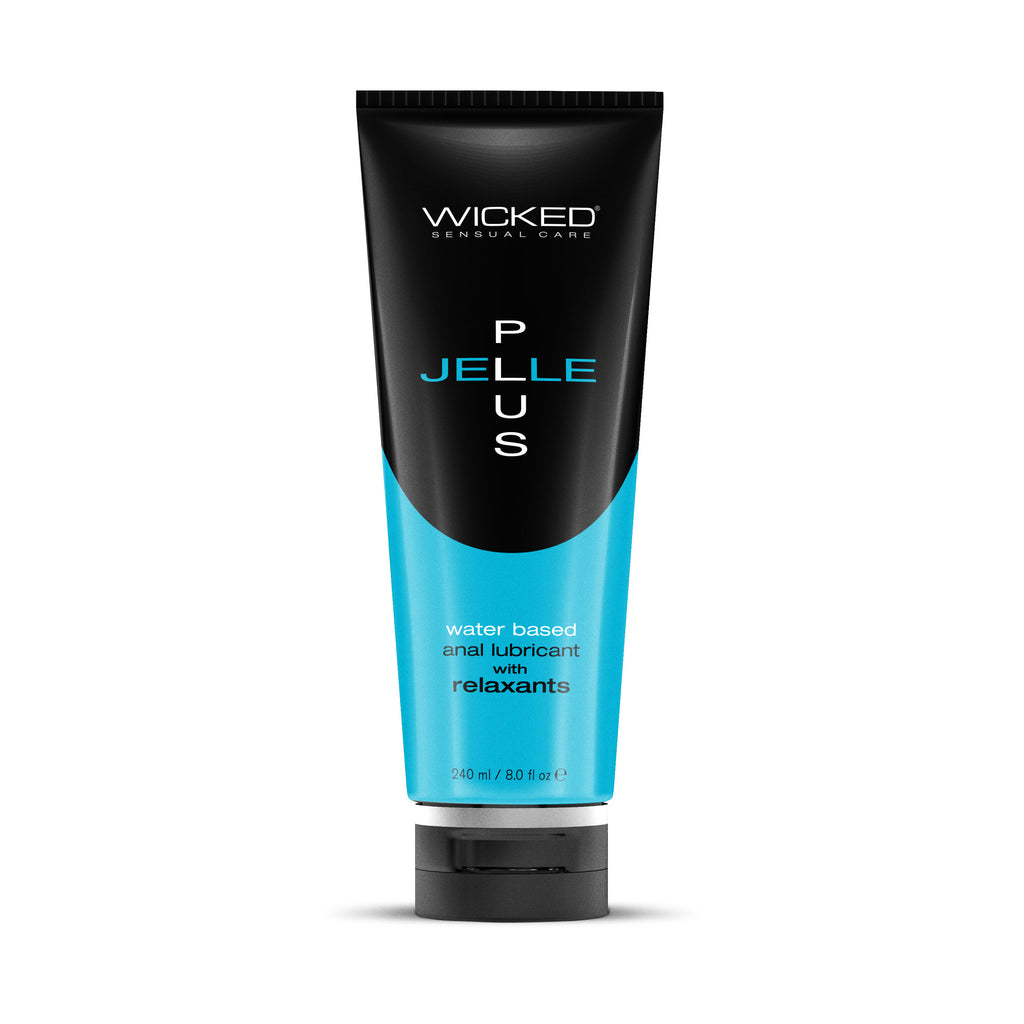 Jelle Plus - Anal Lubricant With Relaxants 8 Oz by Wicked Sensual Care from LoveMart Co.
