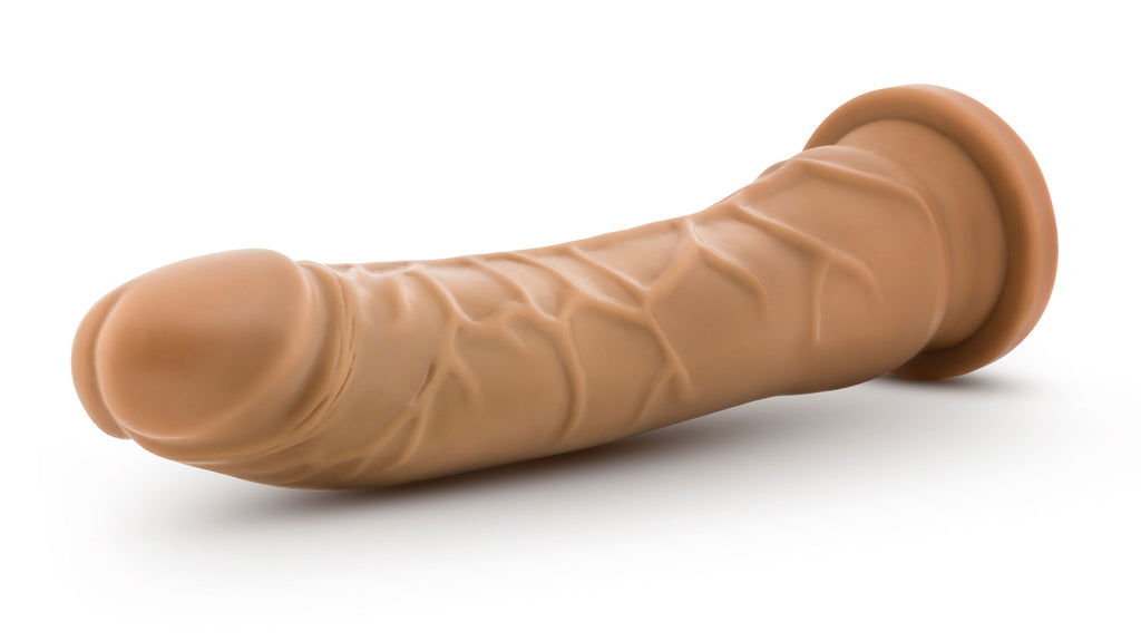 Dr. Skin Silicone - Dr. Noah - 8 Inch Dong With Suction Cup - Mocha by Blush from LoveMart Co.