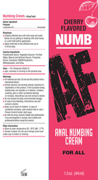 Numb Af - Anal Desensitizer Gel - Cherry - 1.5 Fl Oz by Little Genie from LoveMart Co.