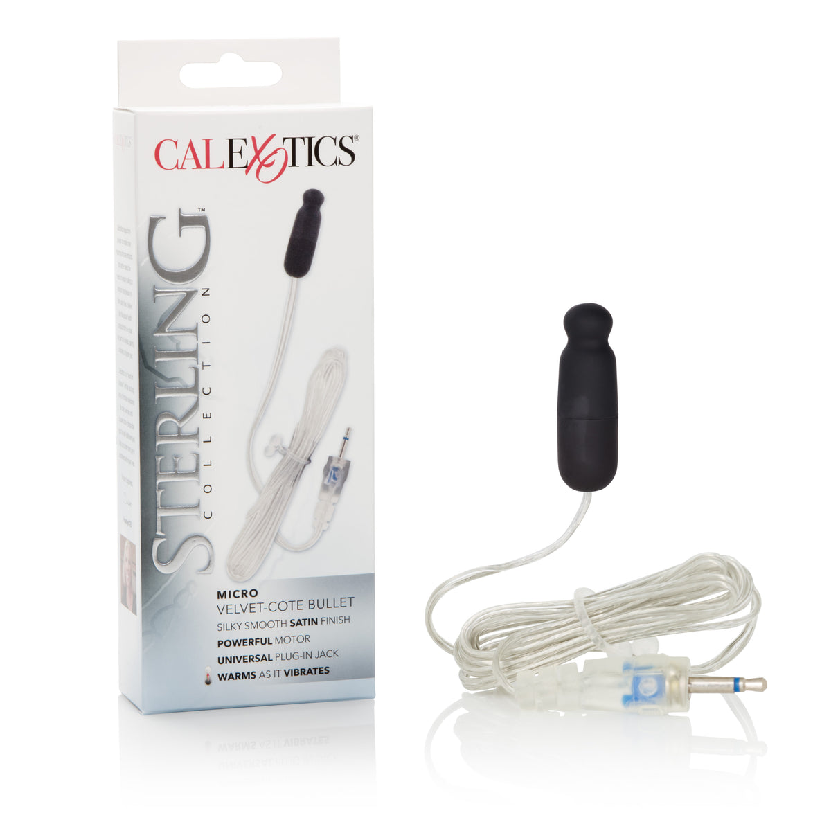Sterling Collection Micro Velvet-Cote Bullet by CalExotics from LoveMart Co.