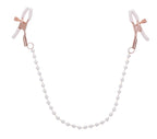 Peaches N Creame Pearl Nipple Clamps by Sportsheets from LoveMart Co.