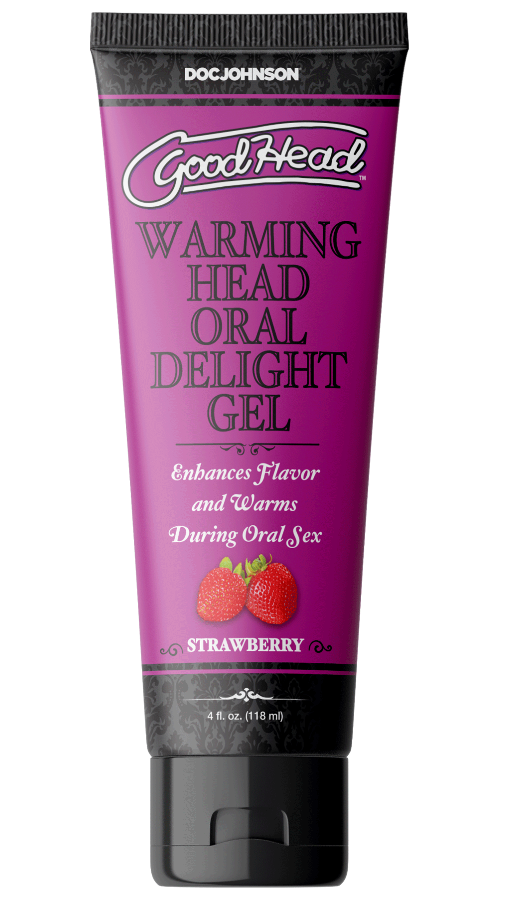 Goodhead - Warming Head Oral Delight Gel - Strawberry - 4 Fl Oz Bulk by Doc Johnson from LoveMart Co.