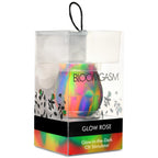 Glow Rose Glow-in-the-Dark Rose Clit Stimulator - Rainbow by XR Brands from LoveMart Co.