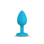 Gemma Clear Iridescent Gem Silicone Plug - M by Viben from LoveMart Co.
