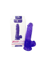 Jelly Love 7" Dildo - Purple by Viben from LoveMart Co.