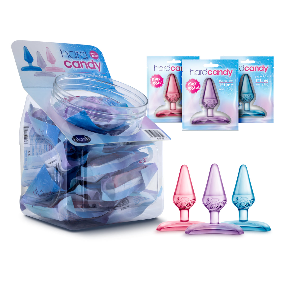 Play With Me - Hard Candies Fishbowl - 24 Pieces by Blush from LoveMart Co.
