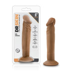 Dr. Skin - Dr. Small - 6 Inch Dildo - Mocha by Blush from LoveMart Co.