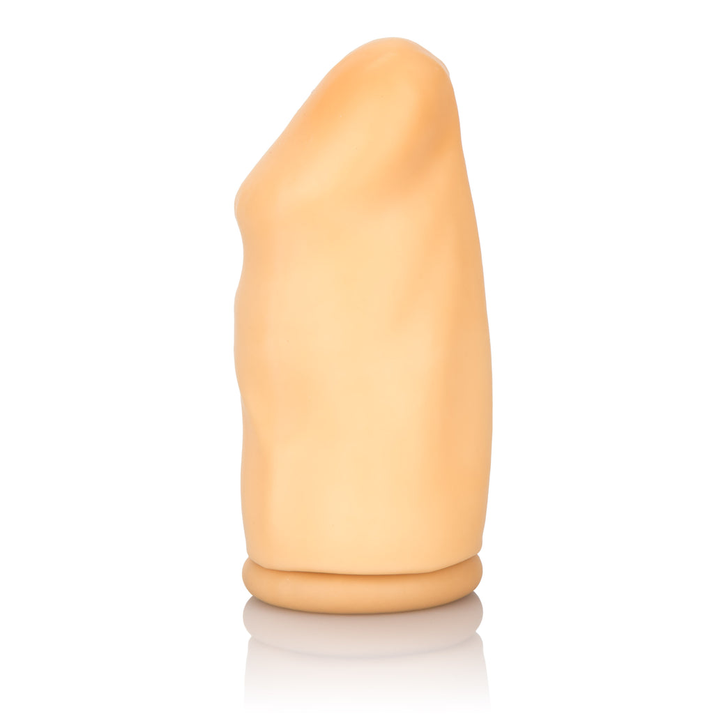 3 Inch Smooth Latex Extension - Ivory by CalExotics from LoveMart Co.