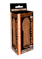Skinsations Latin Lover Series Husky Lover 7 Inch Vibrating by Hott Products from LoveMart Co.