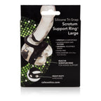 Silicone Tri-Snap Scrotum Support Ring - Large by CalExotics from LoveMart Co.