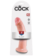 King Cock 9-Inch Cock - Flesh by Pipedream from LoveMart Co.