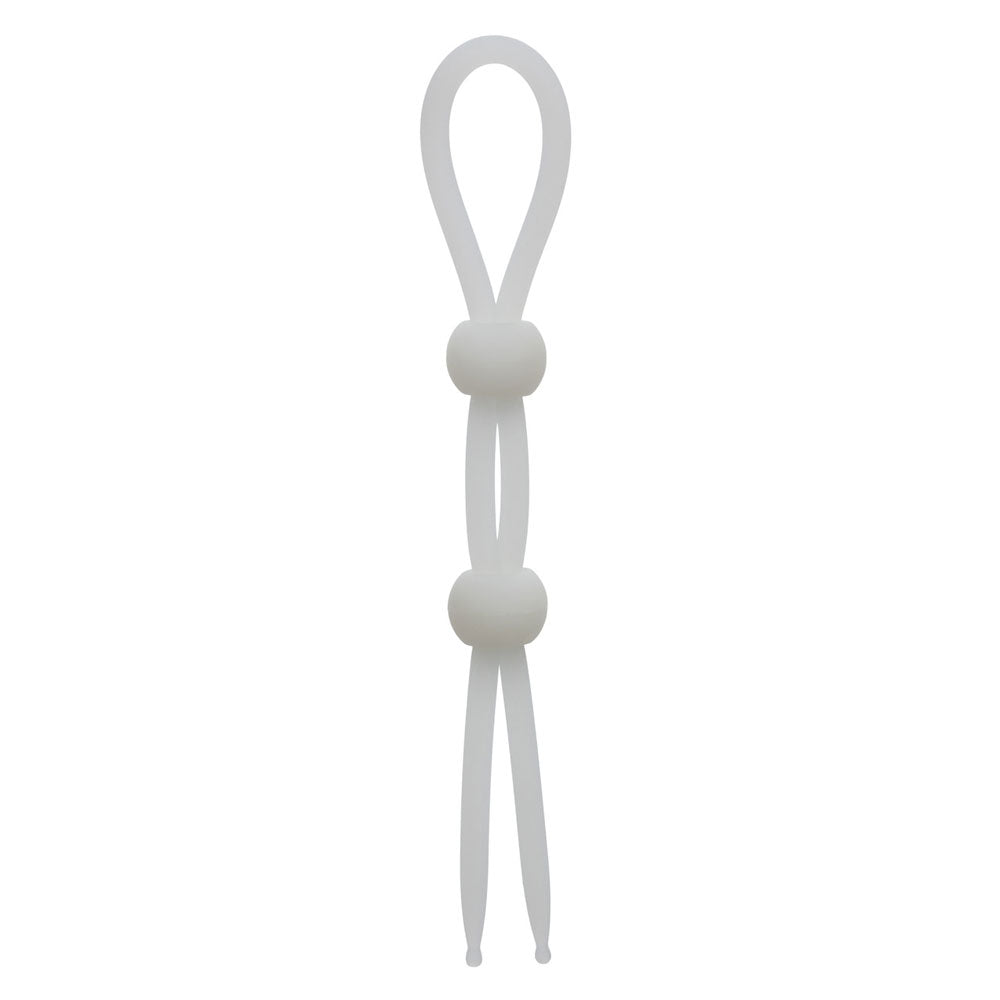 Alpha Liquid Silicone Dual Lasso - Natural by CalExotics from LoveMart Co.
