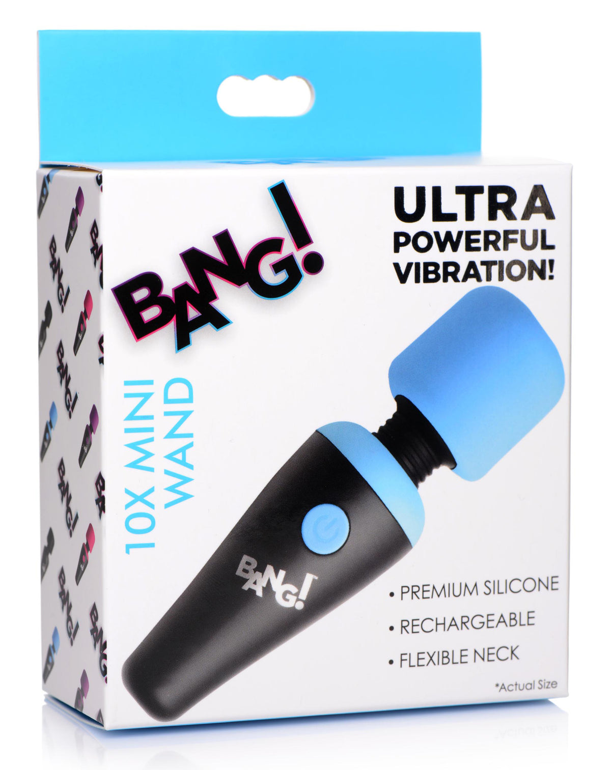 10x Vibrating Mini Silicone Wand by XR Brands from LoveMart Co.