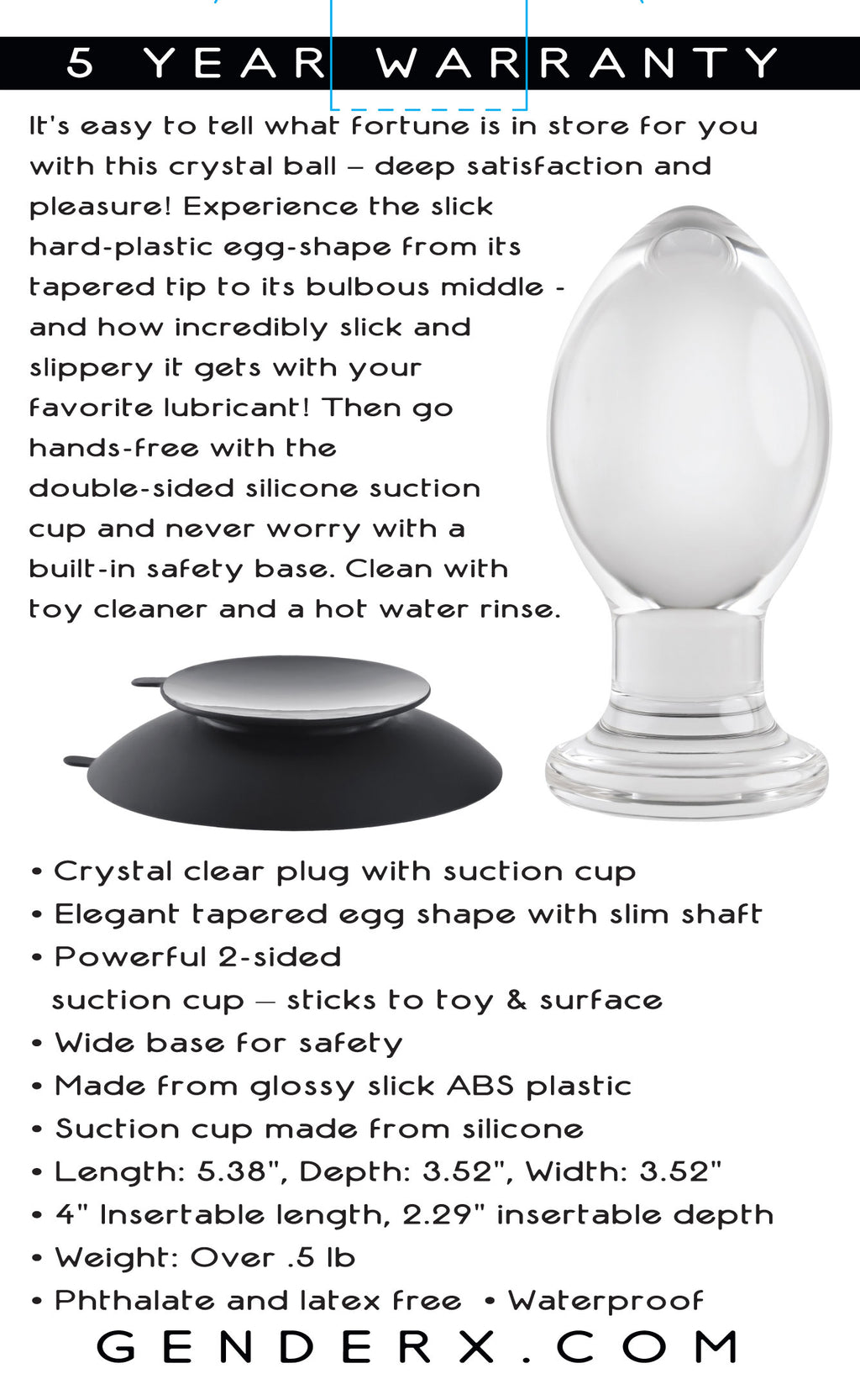 Crystal Ball by Evolved Novelties from LoveMart Co.
