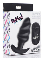 21x Silicone Swirl Plug With Remote by XR Brands from LoveMart Co.