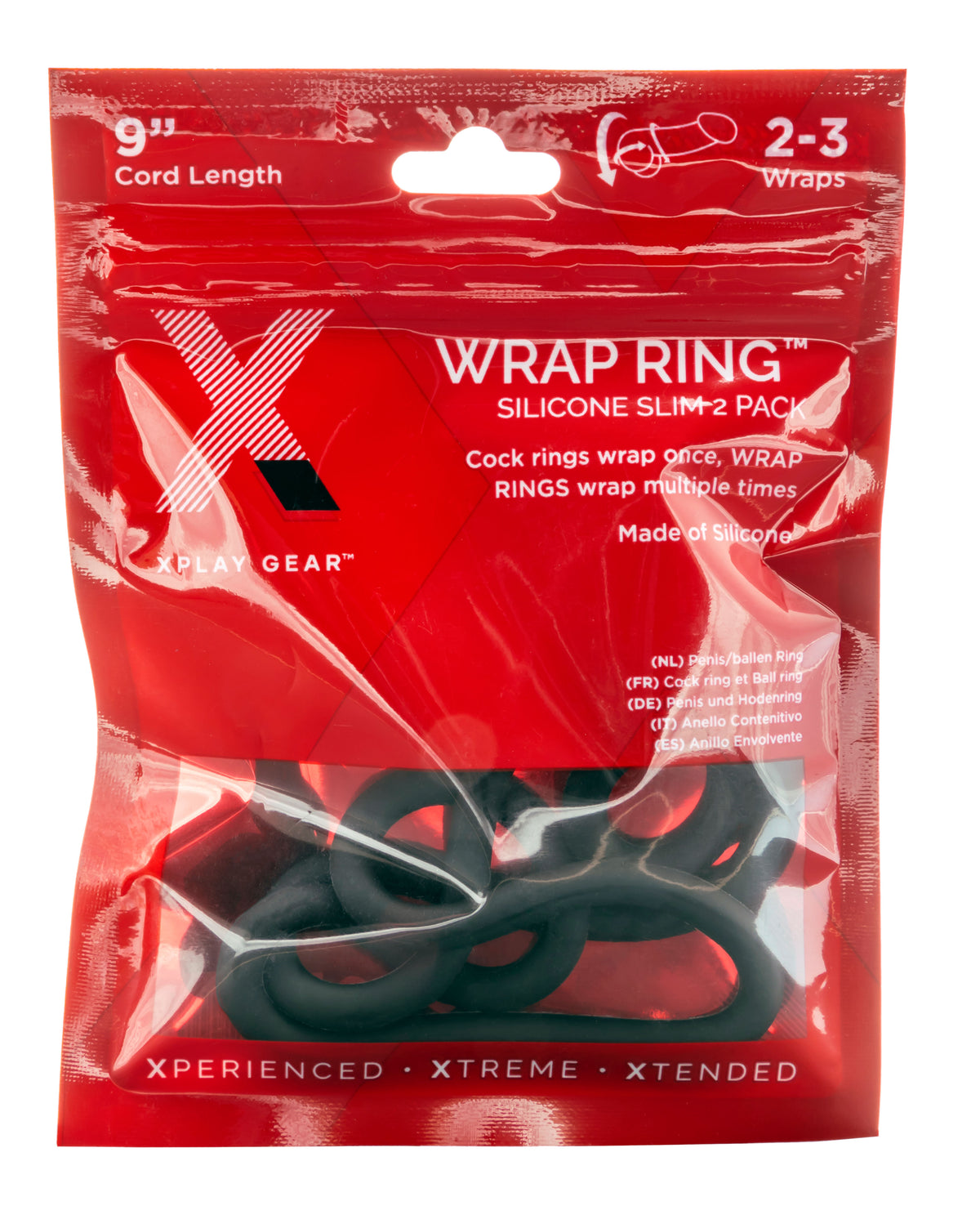 Xplay Silicone 9 Inch Thin Wrap Ring by Perfect Fit from LoveMart Co.