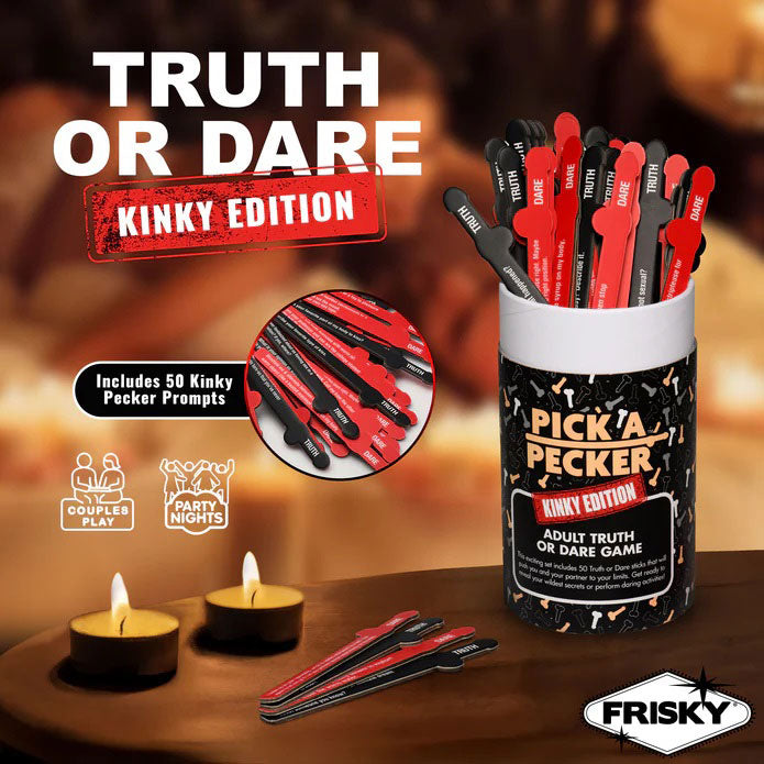 Pick a Pecker Adult Truth or Dare Kinky Edition by XR Brands from LoveMart Co.