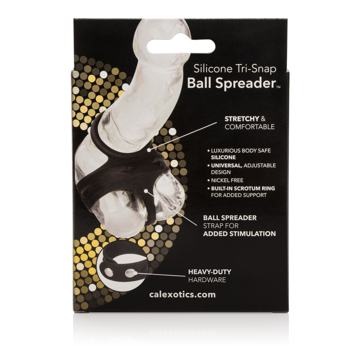 Silicone Tri-Snap Ball Spreader by CalExotics from LoveMart Co.