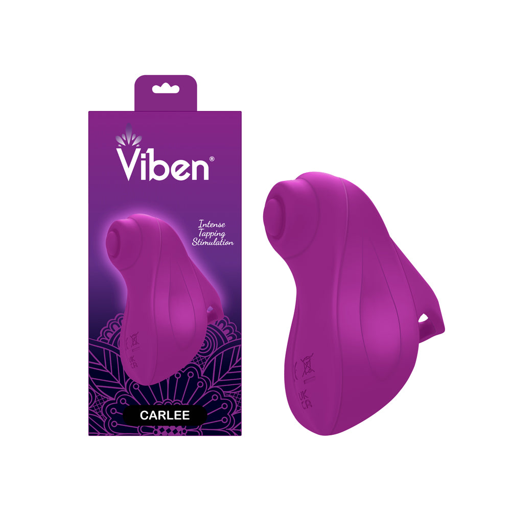 Carlee Tapping Finger Vibe -Berry by Viben from LoveMart Co.