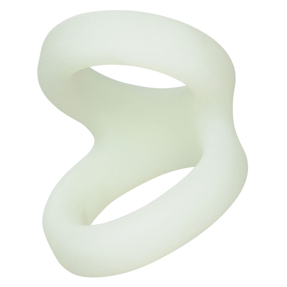 Alpha Liquid Silicone Snug Tugger - Glow-in-the-Dark by CalExotics from LoveMart Co.
