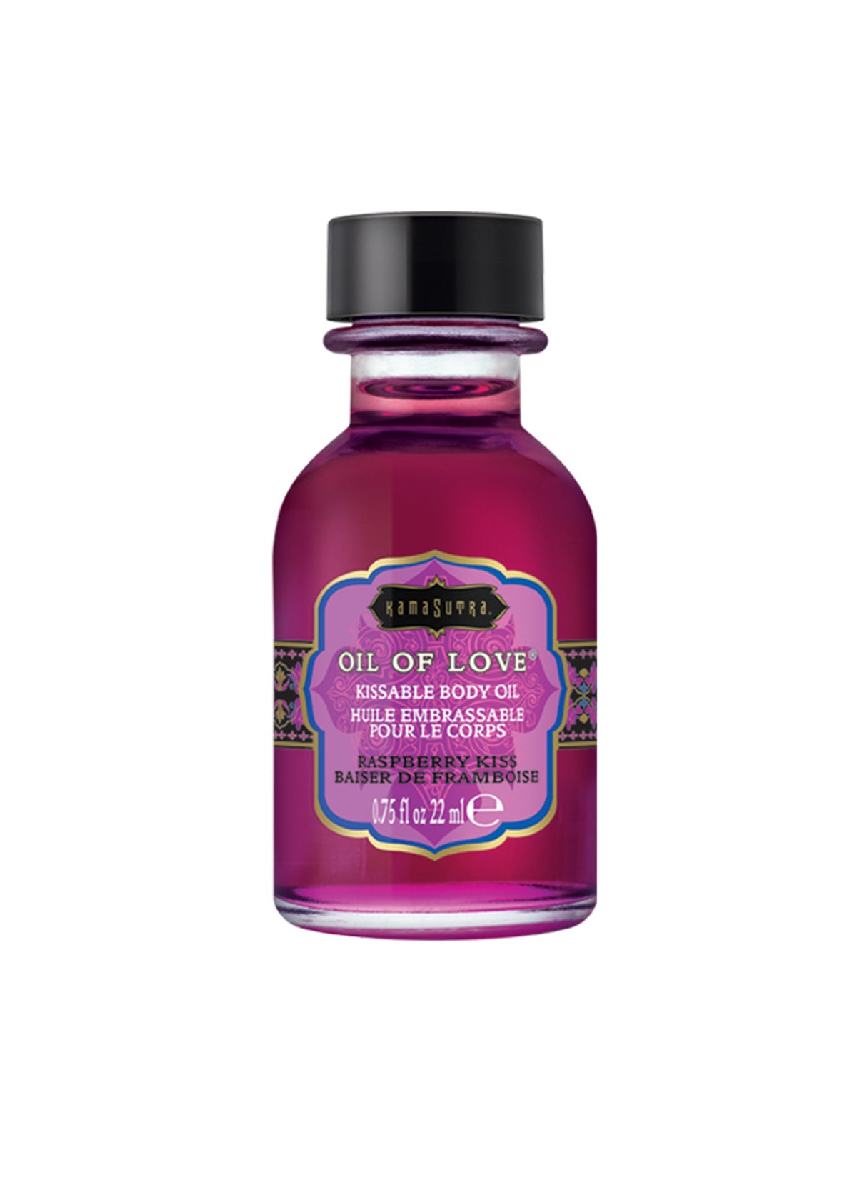 Oil of Love - Raspberry Kiss - 0.75 Fl. Oz. / 22 ml by Kama Sutra from LoveMart Co.