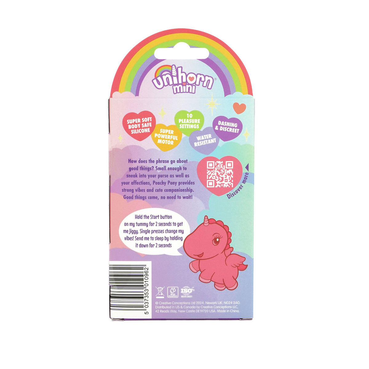Unihorn Mini - Peachy Pony by Creative Conceptions from LoveMart Co.
