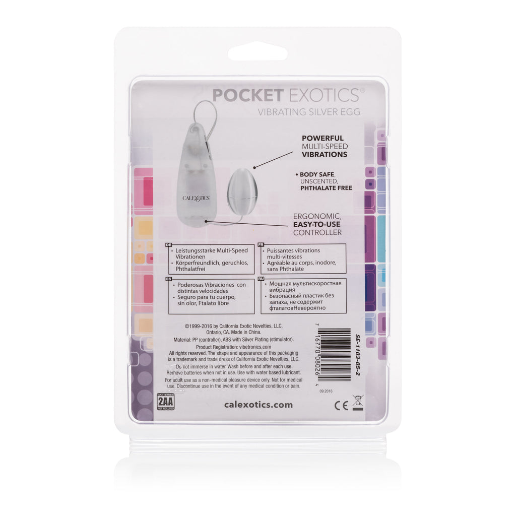 Pocket Exotics Vibrating Egg by CalExotics from LoveMart Co.