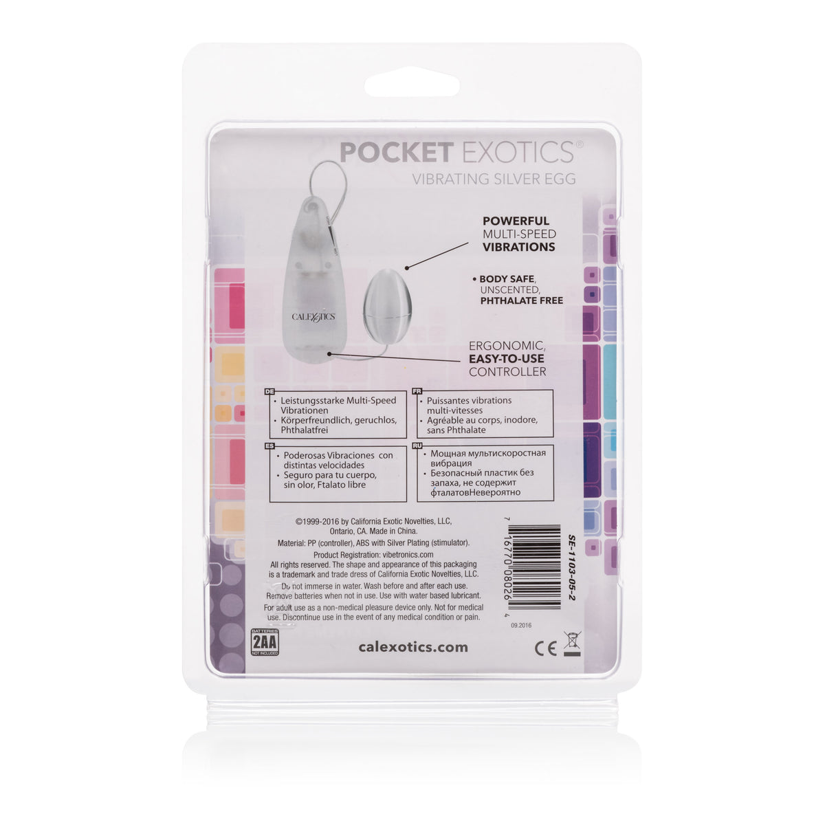 Pocket Exotics Vibrating Egg by CalExotics from LoveMart Co.