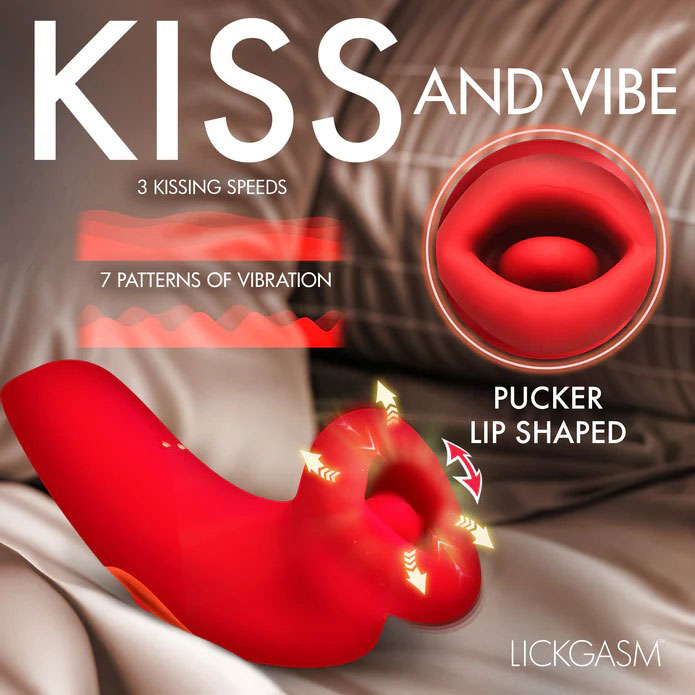 Plump Kiss Sucking and Vibrating Clitoral Stimulator by XR Brands from LoveMart Co.