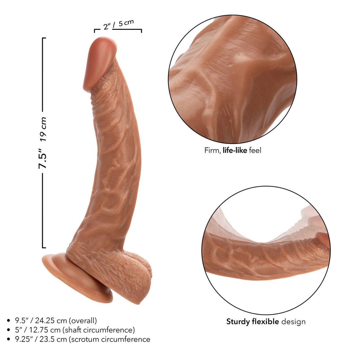Working Stiff the Personal Trainer 7.5" by CalExotics from LoveMart Co.