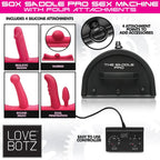 Love Botz 50x Saddle Pro Sex Machine With 4 Attachments by XR Brands from LoveMart Co.