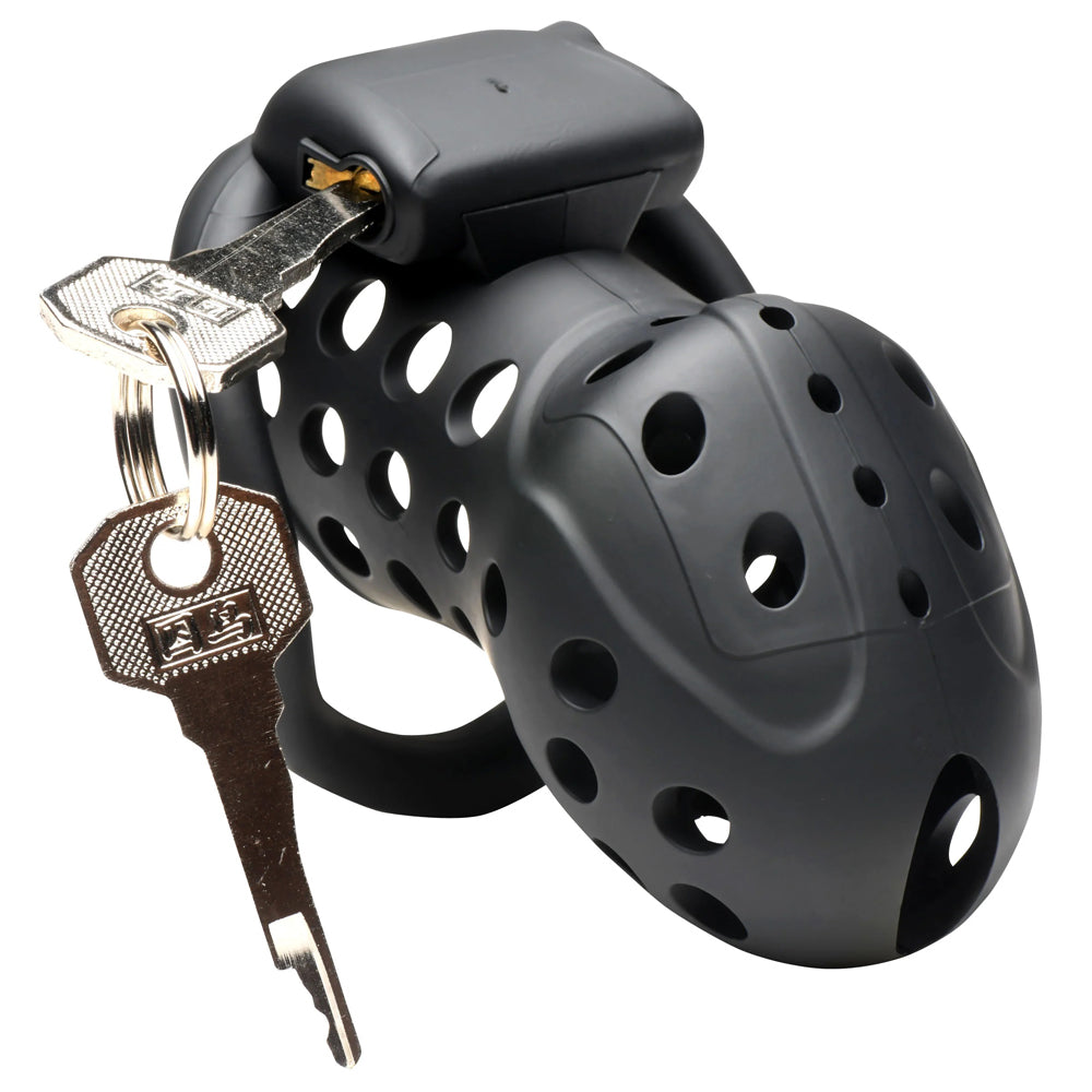 Lock Down Chastity Cage by XR Brands from LoveMart Co.