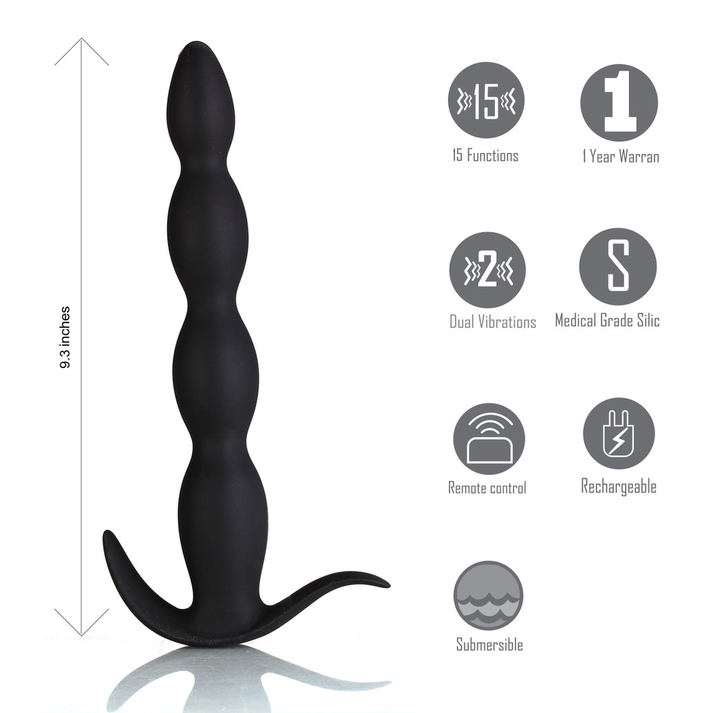 Mason Remote Control Silicone Butt Plug by Maia Toys from LoveMart Co.
