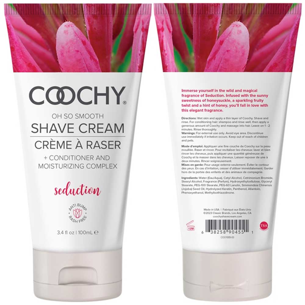 Coochy Oh So Smooth Shave - Seduction - 3.4 Oz by Classic Brands from LoveMart Co.