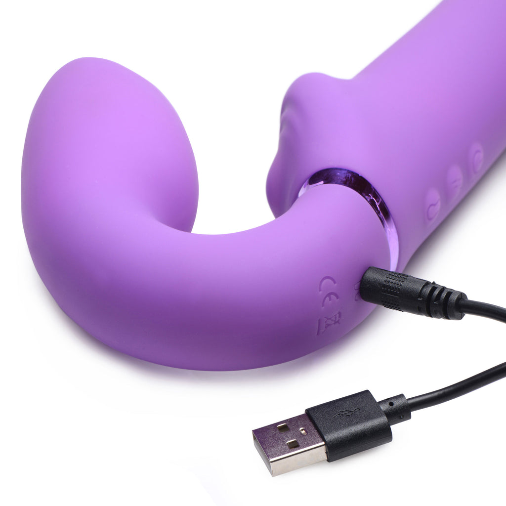 10x Ergo- Fit G-Pulse Inflatable and Vibrating Strapless Strap- on by XR Brands from LoveMart Co.