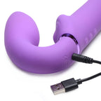 10x Ergo- Fit G-Pulse Inflatable and Vibrating Strapless Strap- on by XR Brands from LoveMart Co.