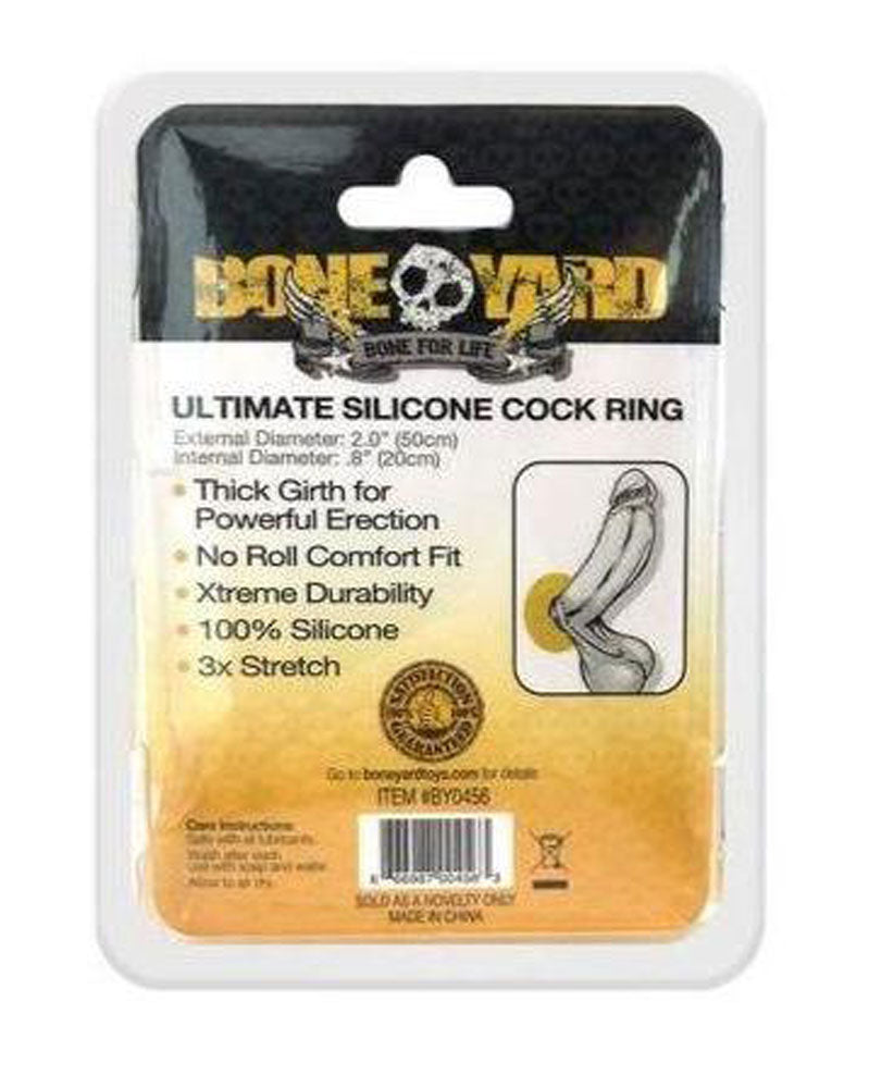 Ultimate Silicone Cock Ring by Rascal from LoveMart Co.