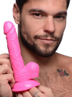 Pop Pecker 6.5 Inch Dildo With Balls by XR Brands from LoveMart Co.