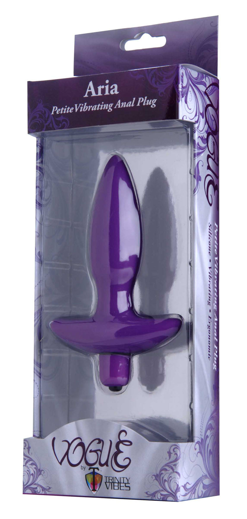 Aria Vibrating Silicone Anal Plug - Small by XR Brands from LoveMart Co.