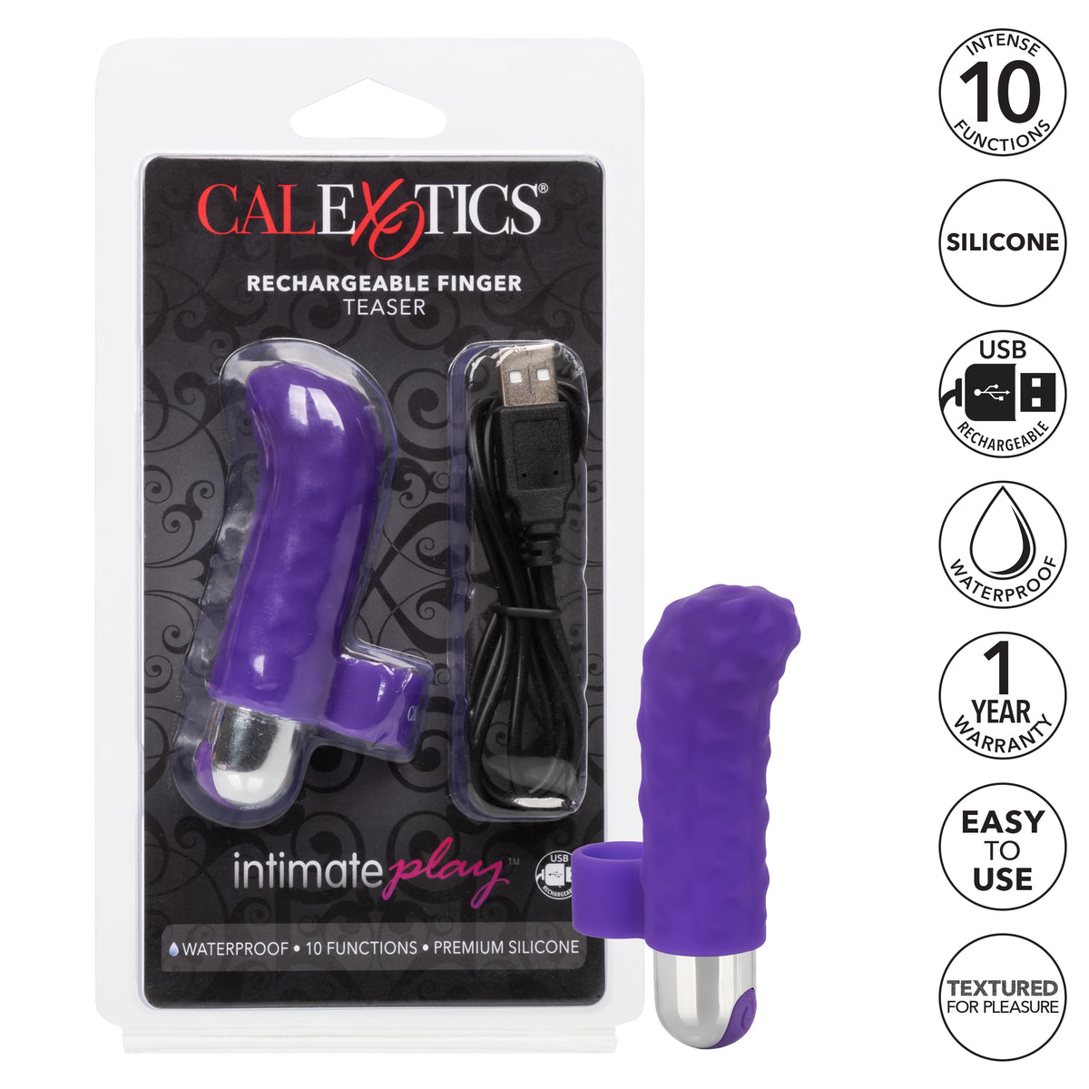 Intimate Play Rechargeable Finger Teaser by CalExotics from LoveMart Co.