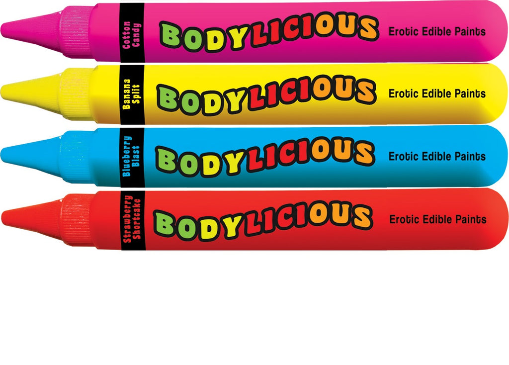 Bodylicious Edible Body Pens - 4pk. - Assorted Flavors by Hott Products from LoveMart Co.