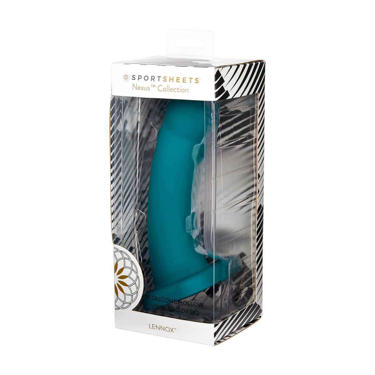 Nexus Collection - Lennox - 8 Inch Vibrating Hollow Dildo by Sportsheets from LoveMart Co.