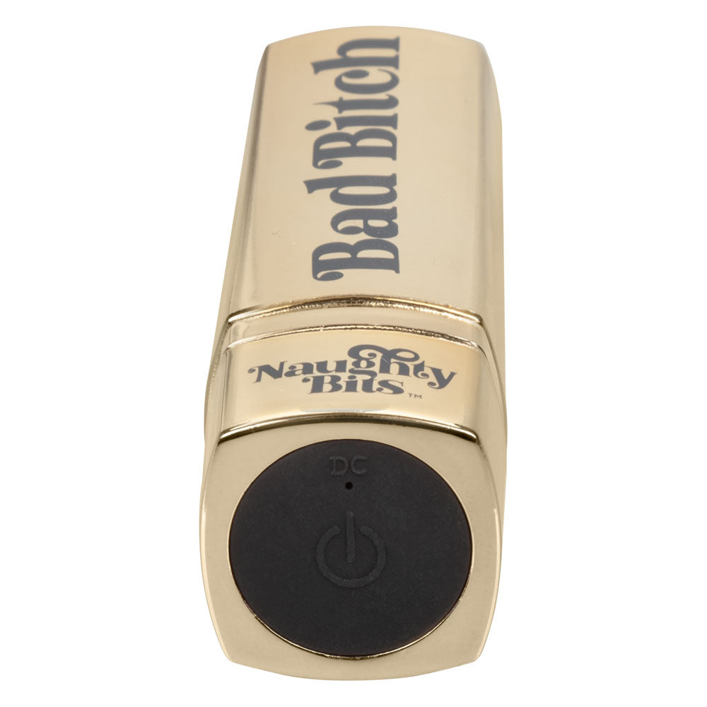 Naughty Bits Bad Bitch Lipstick Vibrator by CalExotics from LoveMart Co.