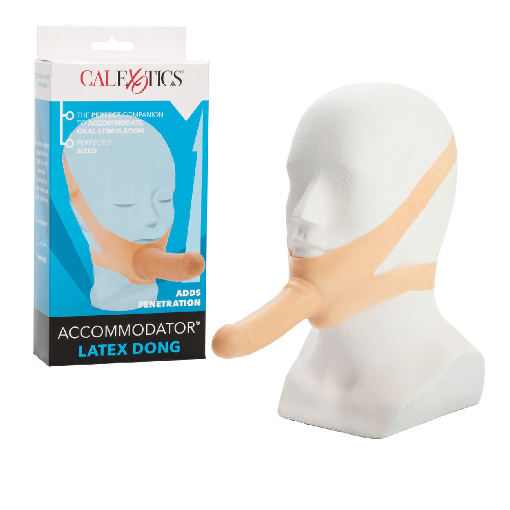 The Original Accommodator Latex Dong - Ivory by CalExotics from LoveMart Co.