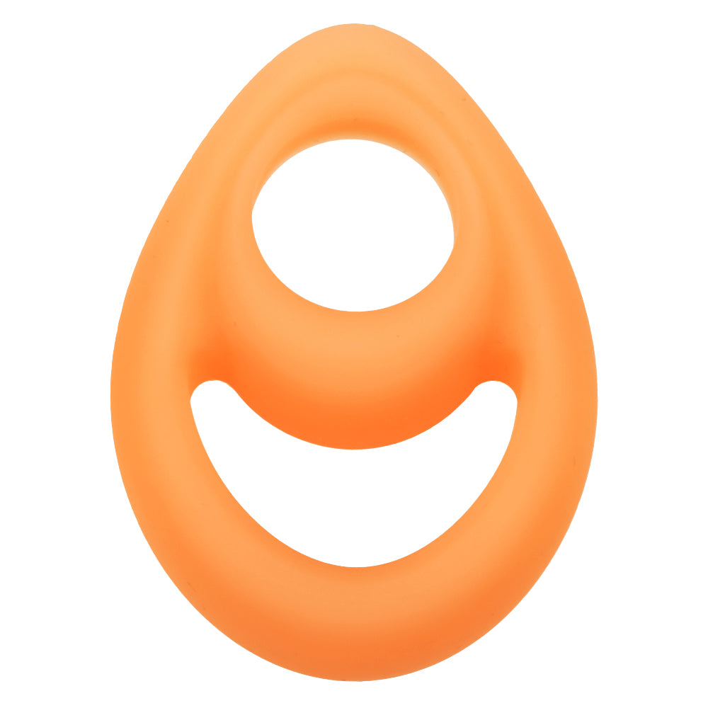 Alpha Glow-in-the-Dark Liquid Silicone Teardrop Ring by CalExotics from LoveMart Co.