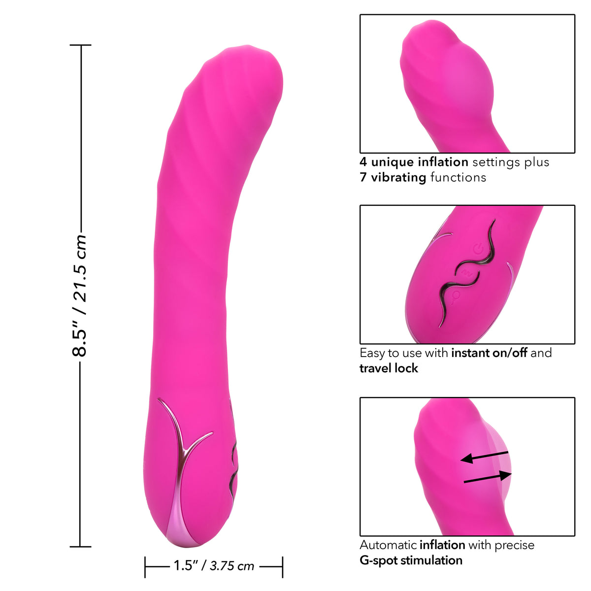 Insatiable G Inflatable G-Wand by CalExotics from LoveMart Co.
