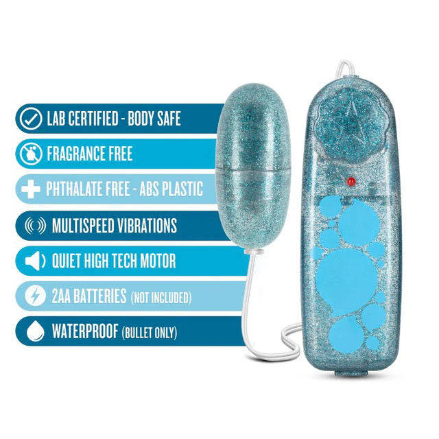 B Yours - Glitter Power Bullet by Blush from LoveMart Co.