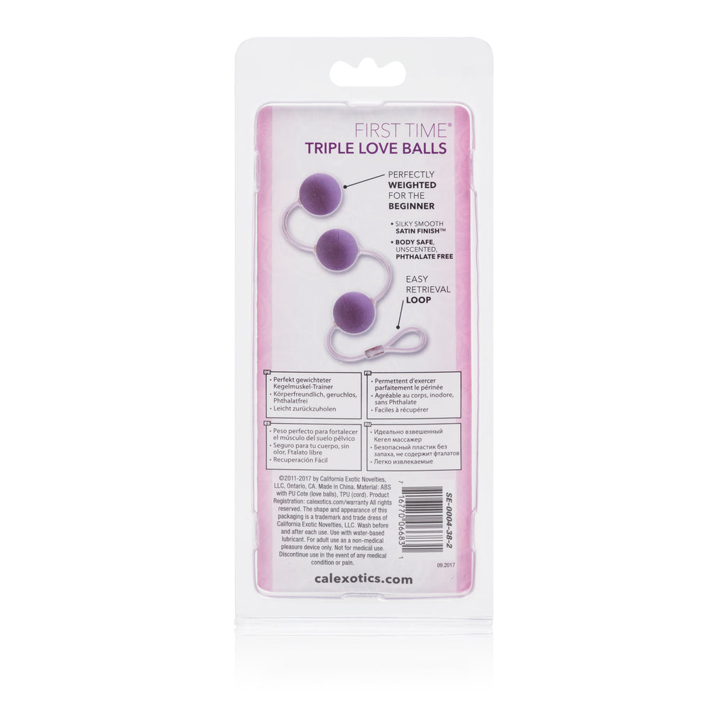 First Time Love Balls Triple Lovers by CalExotics from LoveMart Co.